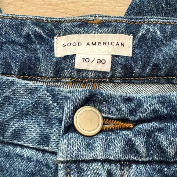 10/30 Good American Straight Leg Jeans Distressed Jeans - Picture 3 of 12